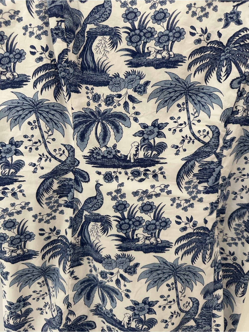 STAUD Basset Blue & White Toile Mini Dress, Size 6 - Picture 5 of 7